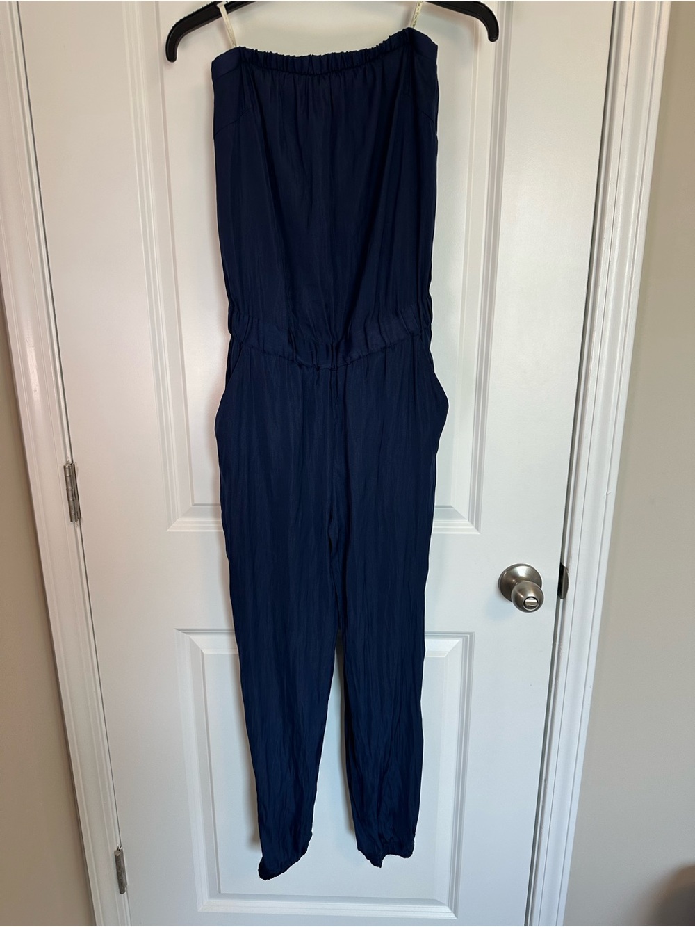 Lilly Pulitzer Navy Emika Strapless Jumpsuit